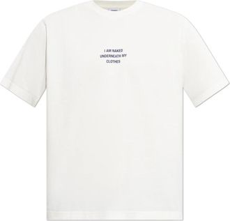 VETEMENTS T-shirt met print - Heren - T-shirts - Wit - S - Katoen - Tops