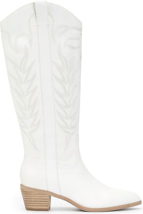 Mi.iM Womens Inlay Boots In White