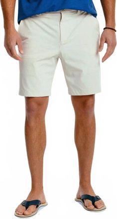 Southern Tide Mens Birdie Performance Short - 8 In Stone