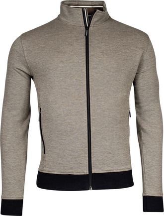 Baileys Katoenen Baileys vest khaki rits