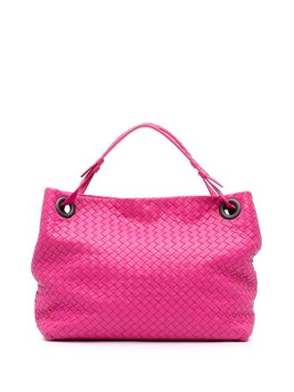Bottega Veneta Borsa tote Intrecciato Belle media in nappa 2012-2025 - Rosa