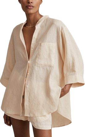 Reiss Winona Linen Top