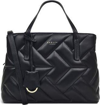 Radley London Dukes Place Medium Quilted Tote Bag in Black at Nordstrom Rack