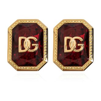 Dolce & Gabbana Accessoires, Dames, Geel, ONE Size, Earrings