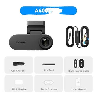 OEM C&aacute;mara De Salpicadero, Grabaci&oacute;n 4k Ultra Hd, Asistencia Inteligente A La Conducci&oacute;n, A400, A400 N Hw-b, Tarjeta Sd De 128 Gb