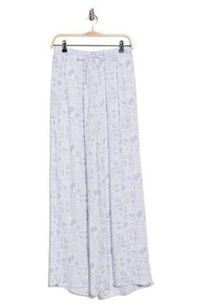 Splendid Tropical Wide Leg Pants in Sunny Print at Nordstrom Rack, Size X-Small