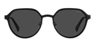 Polaroid PLD 6204/CS with Clip-On V81/M9 Mens Sunglasses Black Size 54