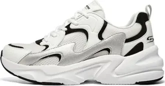 Skechers Bobs Bamina 2 White Black Silver 118321-WBKS