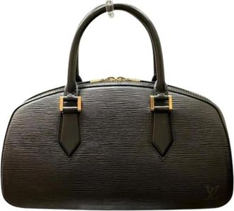Louis Vuitton Pre-owned Vintage Leren Handtas - Dames - Vintage Handtas - Zwart - ONE Size - Leer - Vintage