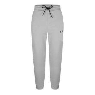 HUGO BOSS Heren Hadiko Joggingbroek Katoenmix (Lichtgrijs)