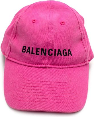 Balenciaga Pink Baseball Cap