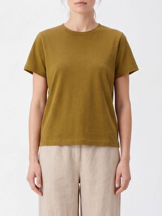 Khaite Crewneck Short-Sleeved T-Shirt in Pure Cotton