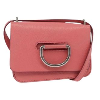 Burberry Pre-owned Cross Body Bags, female, Pink, Size: ONE SIZE Pre-owned Leather Cross Body Bag