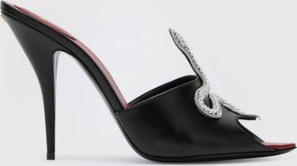 Valentino Garavani Mules Caur Vip&egrave;re in pelle con dettaglio gioiello