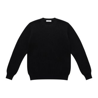 Gran Sasso Jersey de cuello redondo 57135 - Knitwear - Hombre - Negro - 2XL