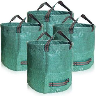 No Brand Bolsas De Basura Para Jard&iacute;n - Resistentes Y Duraderas - Ecol&oacute;gicas - Opci&oacute;n Ecol&oacute;gica - Ideales Para Jardiner&iacute;a - Paquete De 4 X 500 L