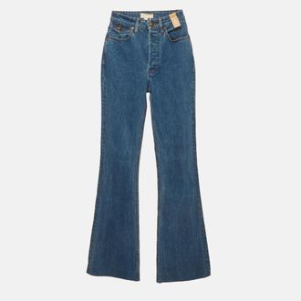 Rebecca Vallance Blue Denim Gisele Flare Jeans S/waist