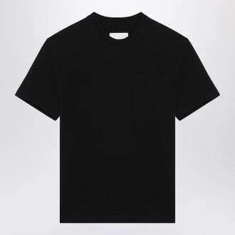Jil Sander schwarzer Baumwoll -T -Shirt