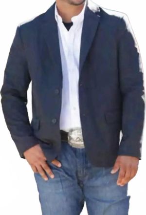 Cinch Mens Sport Coat In Charcoal