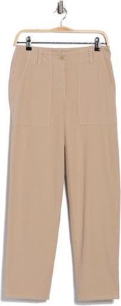 Eileen Fisher Easy Tapered Organic Cotton Pants in Wheat at Nordstrom Rack, Size Xx-Small