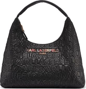 Karl Lagerfeld Voyage Hobo in Black Multi at Nordstrom