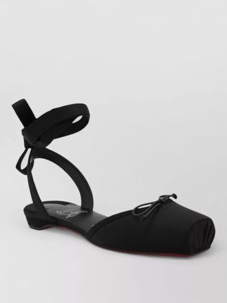 Christian Louboutin cassia lace up ballerina flat shoes