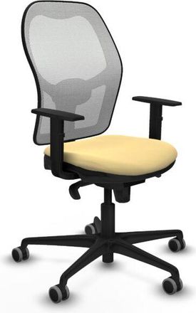 Piqueras y Crespo Piqueras Y Crespo - Jorquera Sincro Malla Blanca Similpiel Crema Brazos 1d Base Nailon Ruedas 65mm Engomada