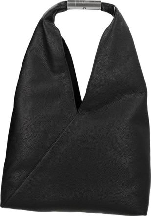 Maison Margiela Black Textured Cowhide Shoulder Bag
