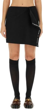 Moschino Short Skirts - Dames - Korte rokken - Zwart - S - Wol - Rokken