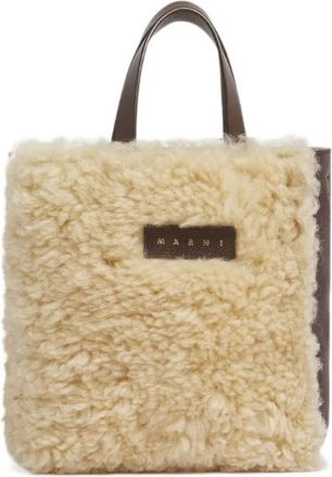 Marni Tassen, Dames, Beige, ONE Size, Handbags