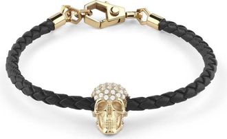 Philipp Plein Pjoea14Bu Armband - Heren - Accessoires - Zwart - Maat: ONE Size