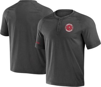 NFL Mens NFL x Darius Rucker Collection by Fanatics Pewter Tampa Bay Buccaneers Washed Raglan Henley T-Shirt at Nordstrom, Size Medium