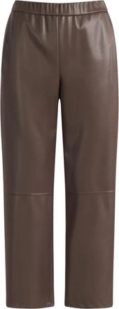 Max Mara Rechte broek - Dames - Straight fit broeken - Bruin - XS - Broeken