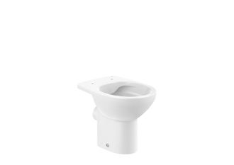 Roca Roca A344v03000 Victoria-n Taza Para Tanque Alto Rimless Salida Horizontal Sin Asiento - Ref: A344v03000