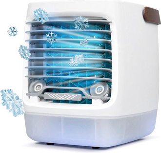 No Brand Enfriador De Aire Evaporativo 2.0 Para Habitaciones, Mini Enfriador Evaporativo Port&aacute;til Con 4 Velocidades/humidificador, Unidad De Enfriamiento Perso