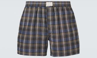 ERL B&oacute;xers en mezcla de algod&oacute;n a cuadros