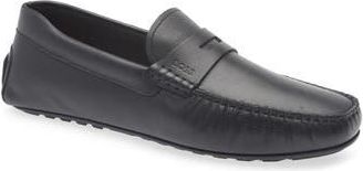 BOSS Noel Penny Loafer in Black at Nordstrom Rack, Size 8Us / 7Uk