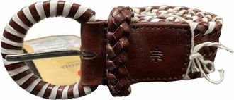 Dragon Diffusion Womens Handwoven Belt In Bruciato White