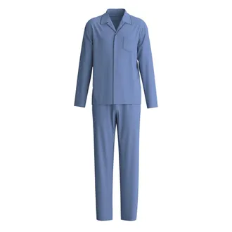 CALIDA Nachtkleding, Heren, Blauw, 2Xl, Katoen, Pyjama