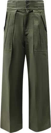 Frankie Shop Mujer, Pantalones, Verde, Talla: S