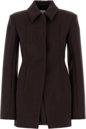 Sportmax Bacio 1234 Blazer - Dames - Blazers - Bruin - S - Wol - Jassen