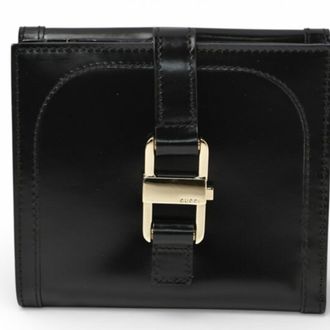 Gucci Black Leather Wallet (Bi-Fold) (Pre-Owned)