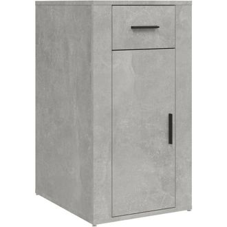 vidaXL Vidaxl - Armario De Escritorio Contrachapada Gris Hormig&oacute;n 40x49x75 Cm