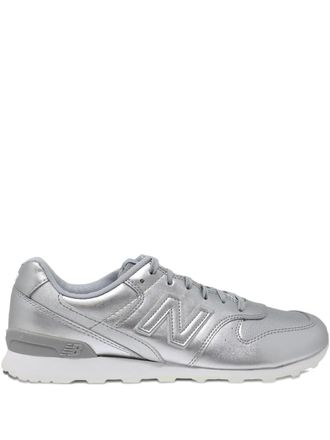 New Balance 696 sneakers - men - Calf Leather/Fabric/Rubber - 11.5 - Silver