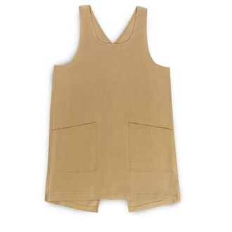 Solino Home Linen Apron 35 x 45 in for Dining Table, Holiday and Everyday Table Decor - Linen Smock Apron in Kelp at Nordstrom, Size X-Large