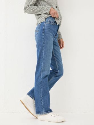 Fat Face FatFace Carmel Blue Denim Comfort Straight Jeans