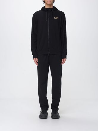 Emporio Armani Coordinato sportivo in cotone con logo EA7