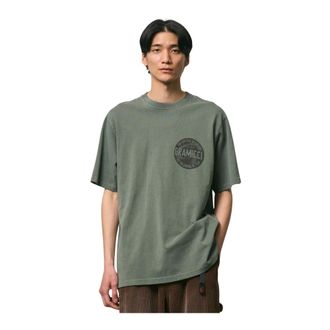 Gramicci Icon T-shirt - Heren - Tops - Groen - Maat: S Katoen