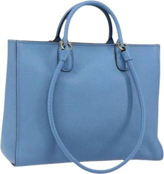 Ferragamo Pre-owned Tote Bags, female, Blue, Size: ONE SIZE Pre-owned Tote Bag