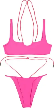 Off-white Multicolor Solid Swimwear